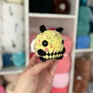 Mini Floral Bee Handmade Crochet Plushie
