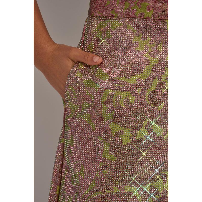 TIME AND TIME AGAIN RHINESTONE TROUSER