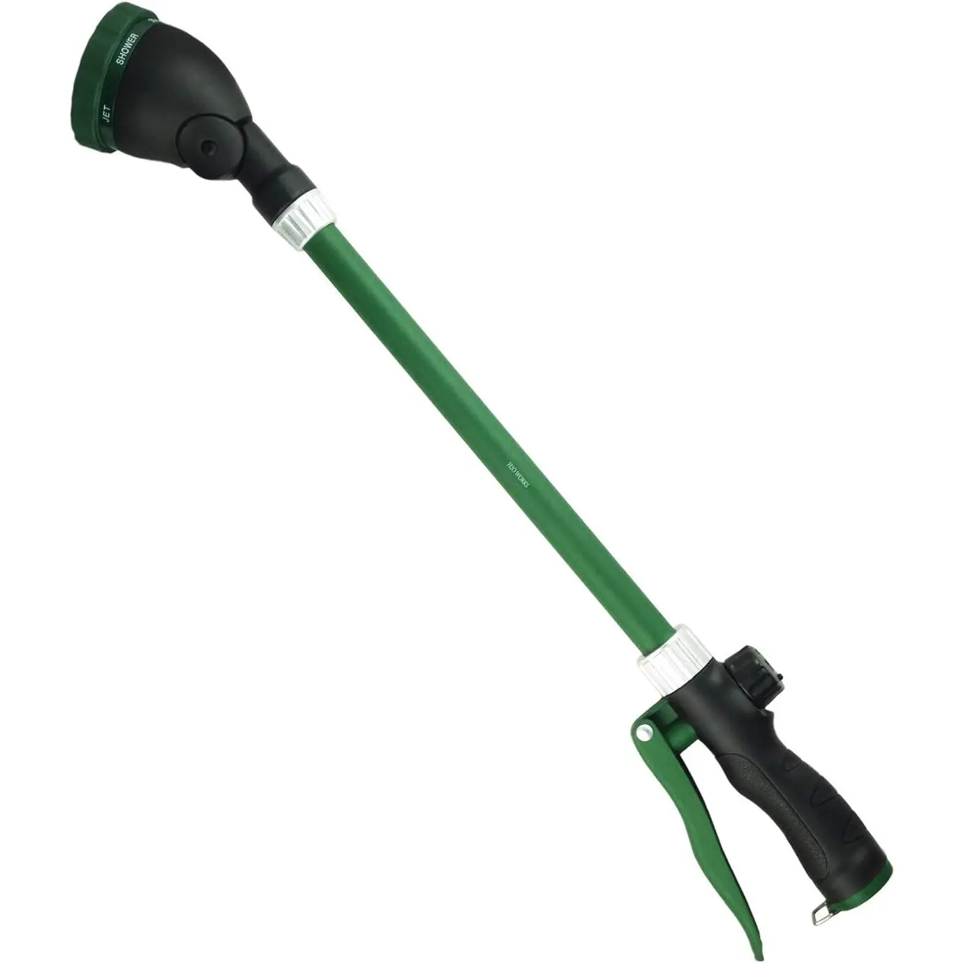 Heavy Duty 21-Inch Watering Wand with Pivoting Anodized Finish, Adjustable Handle, 6-Pattern Sprayer for Women, Teenagers & Hanging Baskets Watering Needs
