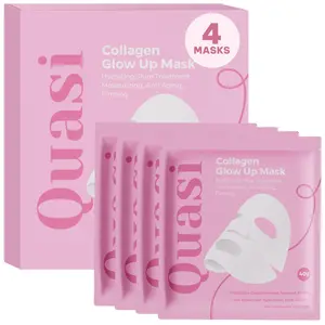 Collagen Facial Mask - Deep Hydration, Skin Plumping, Elasticity Restoration for Youthful Radiance