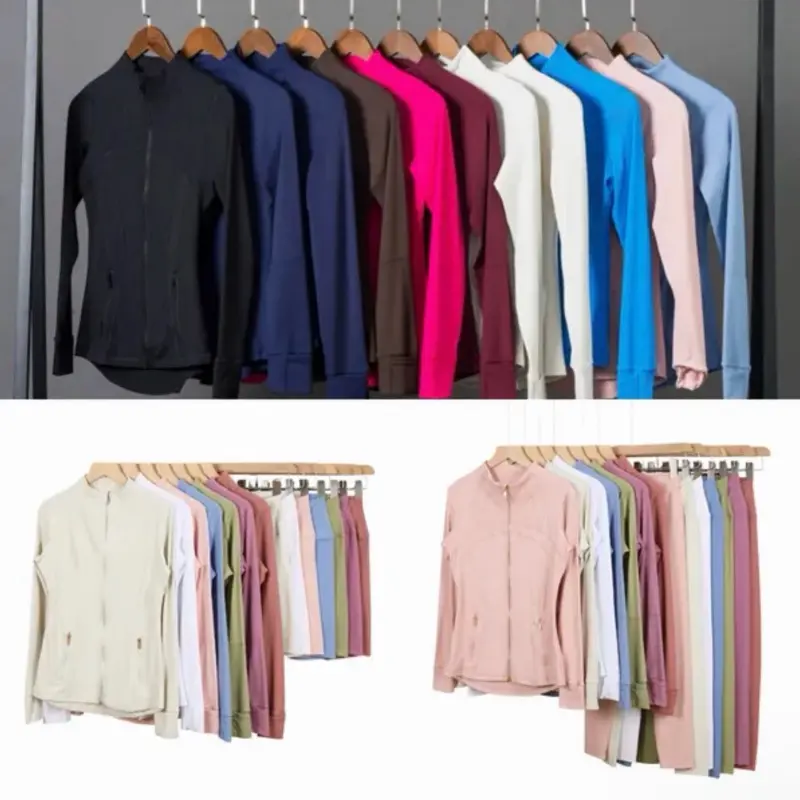 Women’s Sculpting Zip Jacket & Flare Legging Set in Multiple Colors for Stylish Comfort