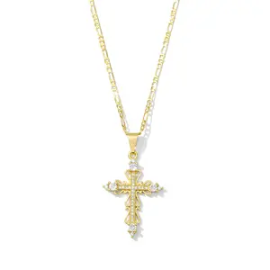 White Cross  Reina necklace