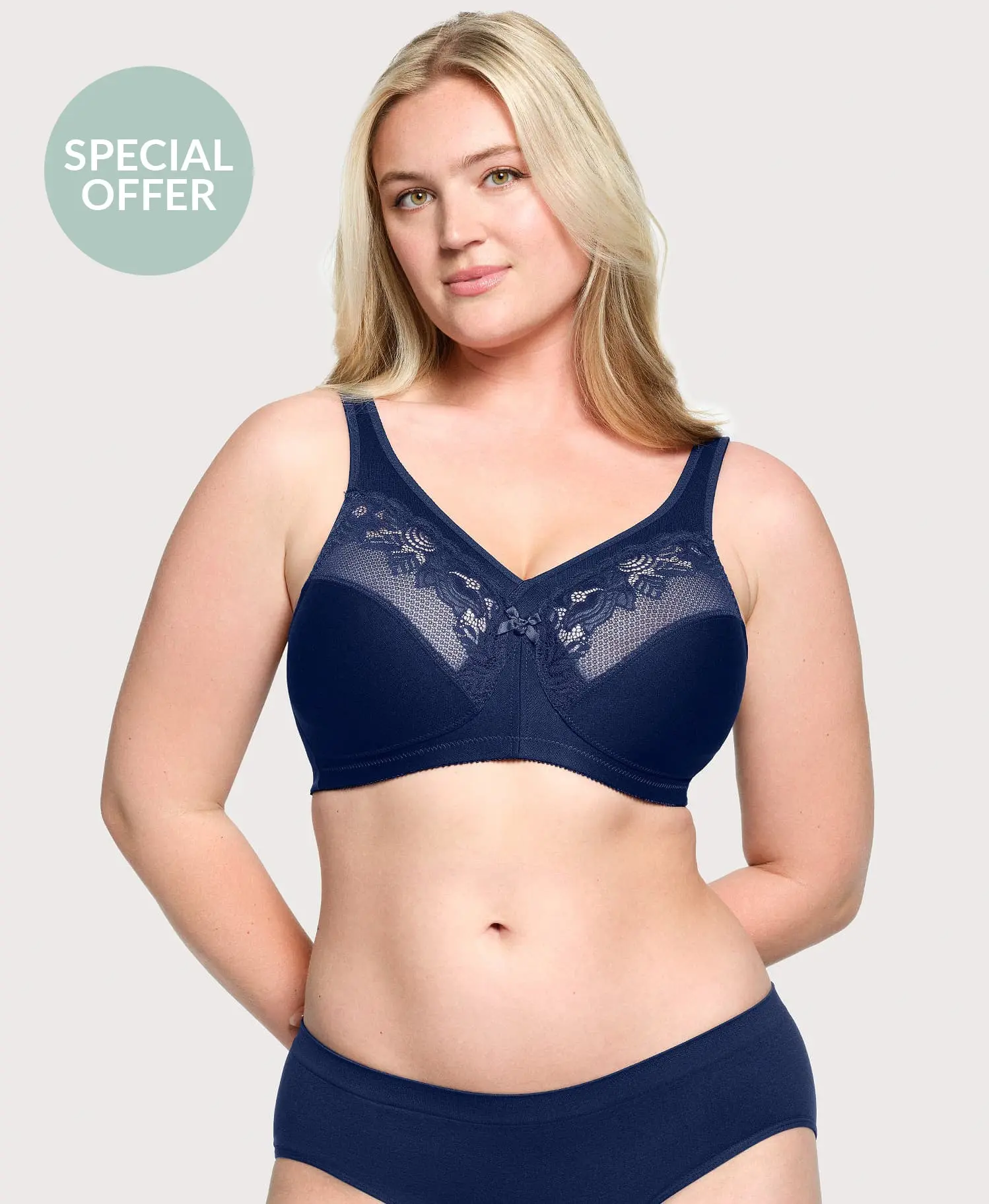 MagicLift Minimizer Bra Blue