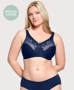 MagicLift Minimizer Bra Blue