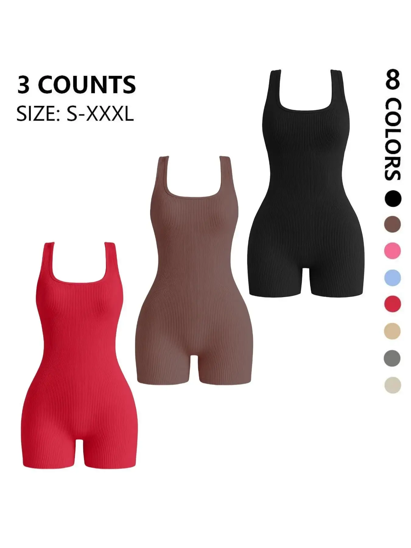 Women's Seamless Ribbed Thigh High Waist Slimming Compression Body Shaper Shapewear, Comfortable & Stylish Design for Daily Wear, Perfect Fit for Women