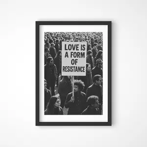 Civil Rights Poster, Feminist Wall Art, Vintage Print, Quote Wall Art, Queer Art | Frameless Poster