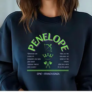 Epic the Musical Penelope Odysseus Sweatshirt, Greek mythology, ancient greece gods, TikTok Trend, Epic Sweater