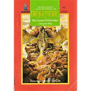 USED-Dragonfire #3: The Curse Of Peredur by Morgana Rhys (Paperback)