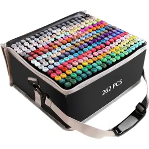 262 Colors  Markers Artist Drawing Art Dual Tip Markers  for  Boys Girls Students Adult