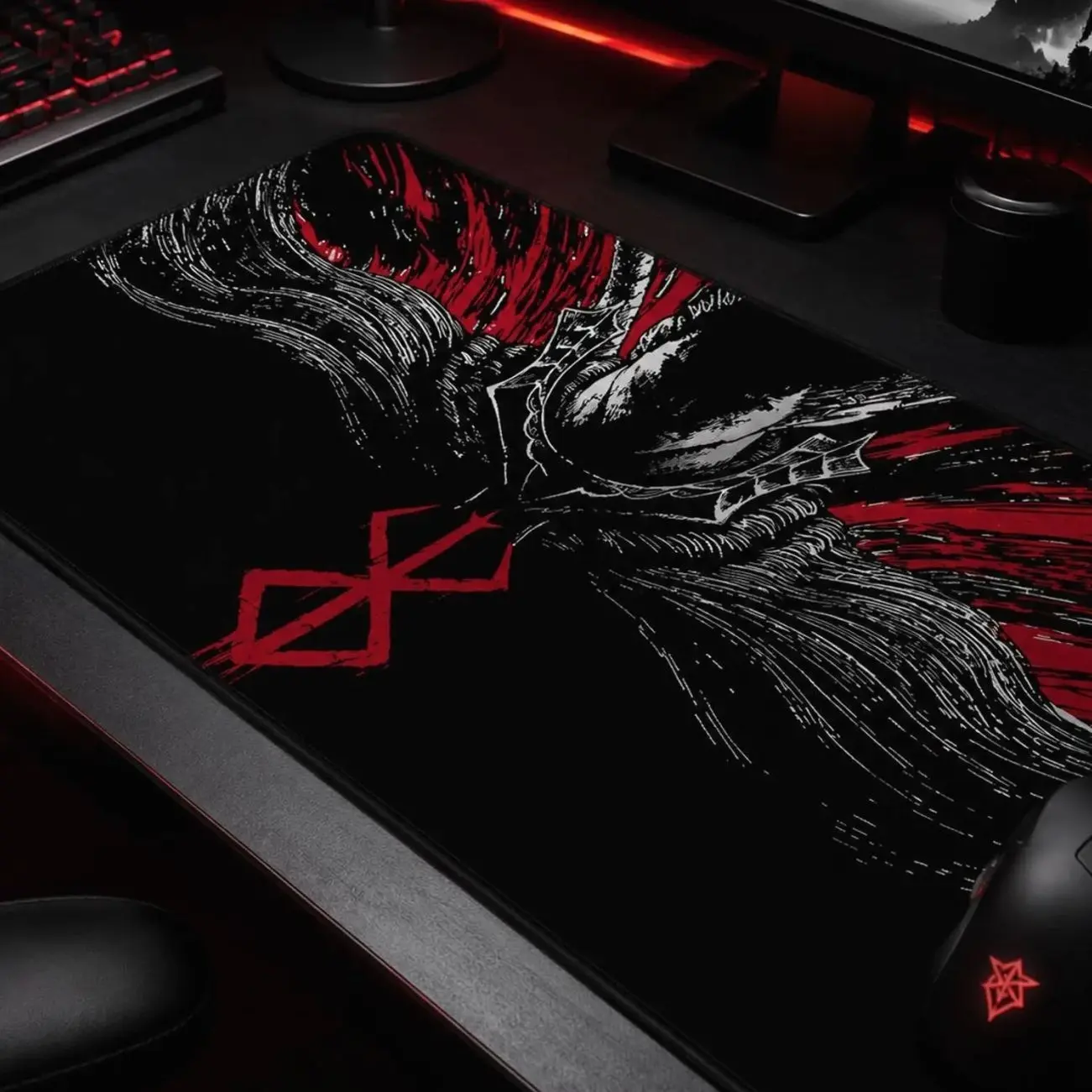 XXL berserk Desk Mat – Elevate Your Gaming Setup with guts