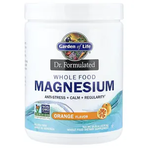 Garden of Life Dr. Formulated, Whole Food Magnesium, Orange, 14.8 oz (419.5 g)