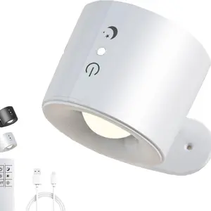 Rechargeable Magnetic LED Picture Lights for Wall, Adjustable Brightness & Timer, 3 Color Temperatures, Rotatable for Home Decor, Dimmable Picture Light