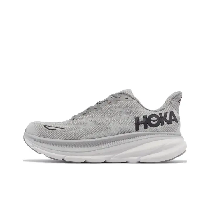 Unisex Max Cushion Running Shoes, Light‑Gray Breathable Mesh, Cloud‑like Feel, Shock Absorbing Responsive Foam, Arch Support, Plantar Fasciitis Friendly, Non‑Slip Durable Outsole, Comes With Original Shoe Box