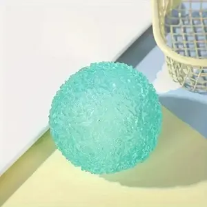 1Pc Squishy Multicolor Texture Ice Ball Squeeze Toy for Kids Soft Pinch Sensory Toys,Party Favors Gifts. fidget