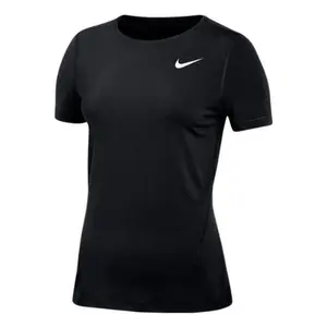 Nike Women's Pro Allover Mesh SS Top 2.0 Dri-FIT Technology Stay Dry Cooling Mesh Ideal for Sports Activities