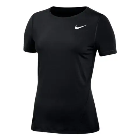 Nike Women's Pro Allover Mesh Top, a Short Sleeve Breathable Athletic Fitness Shirt with Cooling Dri-FIT Performance, Athletic Fitness Top, Breathable Workout Top