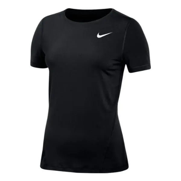 Nike Women's Pro Allover Mesh SS Top 2.0 Dri-FIT Technology Stay Dry Cooling Mesh Ideal for Sports Activities