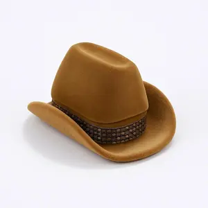 KissYan Unique Cowboy Hat Ring Box for Proposal - Retro Western Jewelry Organizer Velvet Mini Trinket Case for Cowgirls Country Style Graduation Birthday Gift Ideas for Her 2026