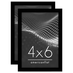 Picture Frame 2 Pack | Modern Design | Shatter-Resistant Glass | Wall Decor