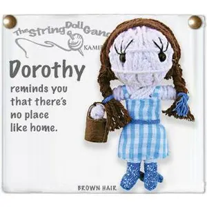 Dorothy String Doll Keychain - Wizard of Oz - Perfect for Oz Collectors and Fans
