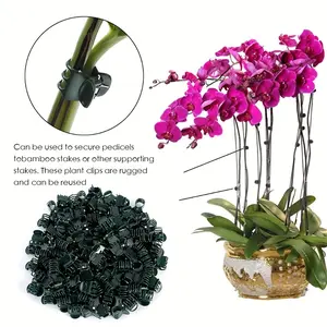 Plant Clips Orchid Clips, 20/50pcs Plant Support Clips, Flower Vine Clips for Stem Vines Stalks, Climbing Plants Grow Upright