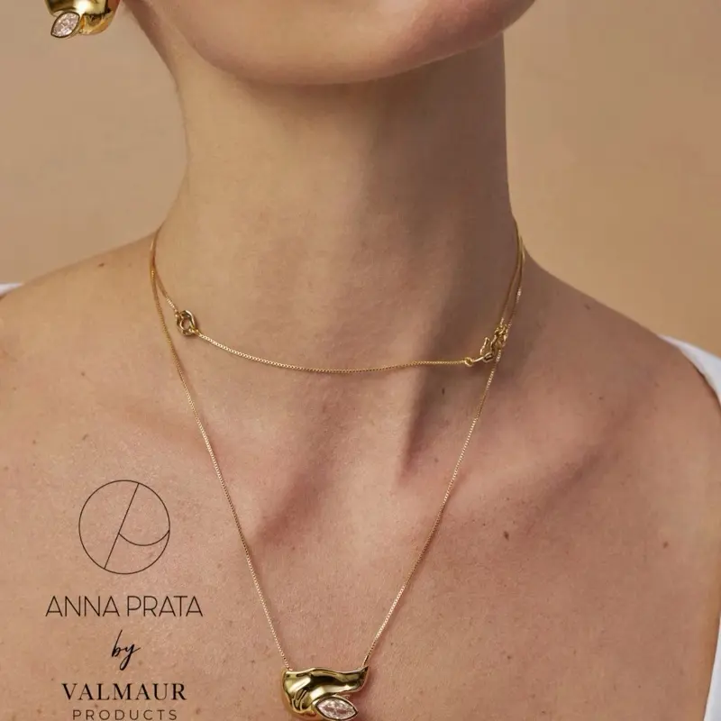Anna Prata by Valmaur Elsa Necklace - Golden Age Collection