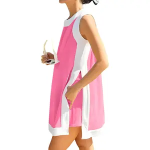Women's Terry Cloth Two-Piece Set, Casual Crewneck Top & Shorts, Summer Sleeveless Loungewear
