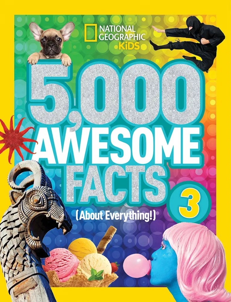 USED Book - 5,000 Awesome Facts (about Everything!) 3 by National Geographic Kids (Hardcover) - english
