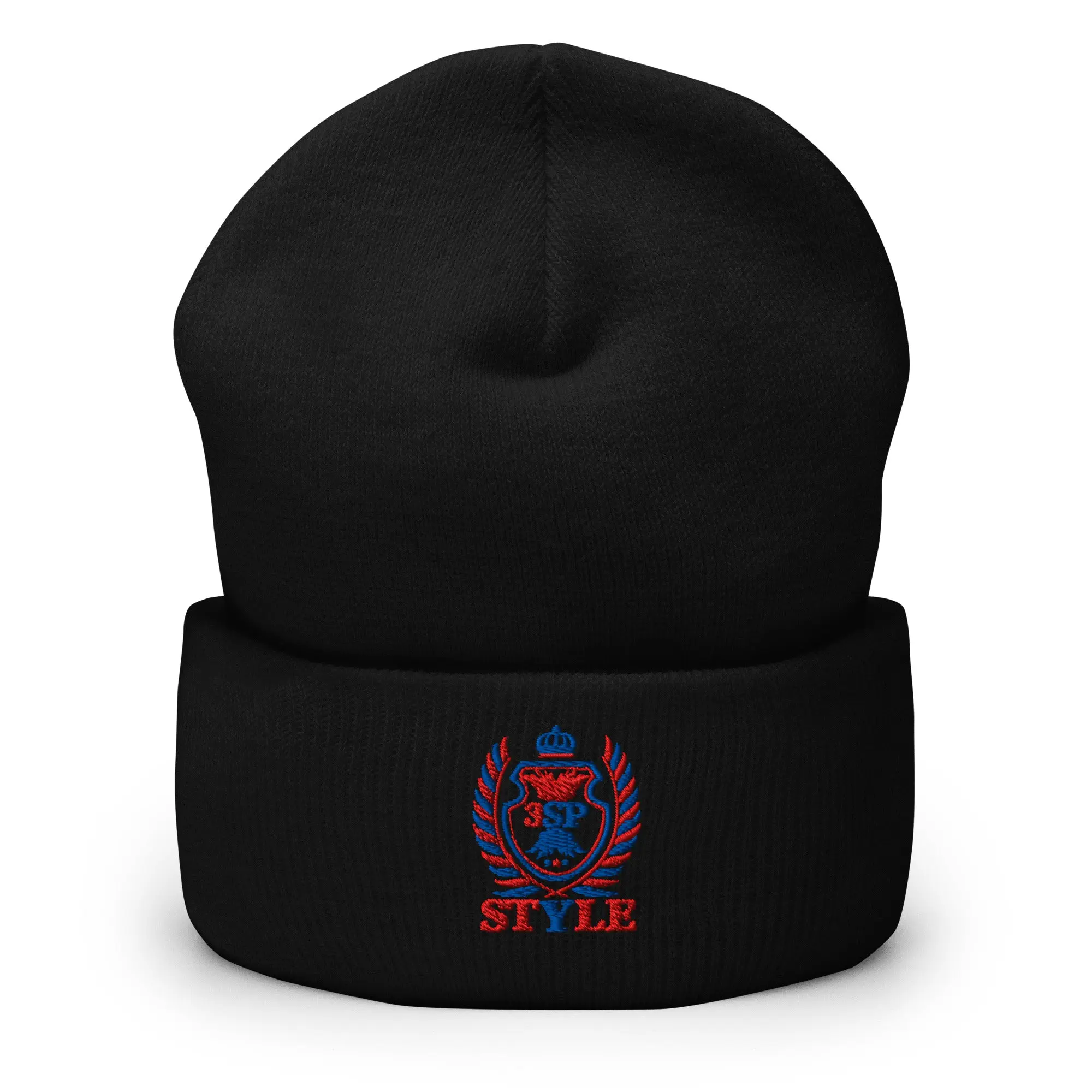 3SP STYLE Embroidered Designer Cuffed Beanie