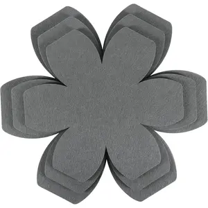 Larger & Thicker Pan Pot Protectors, Set of 12 and 3 Different Sizes, Felt Pan Separators, Gray Pot Dividers Protectors for Stacking and Protecting Your Cookware