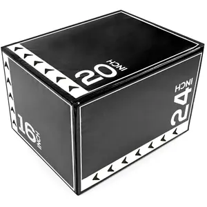 BalanceFrom Fitness 10 Pound Versatile 3 in 1 Plyometric Jumping Exercise Box