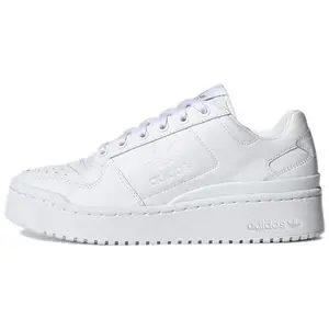 Adidas Originals Forum Bold Leather Low-Top Sneakers for Women – Comfortable, Durable, and Versatile in White Verifiable, with credentials and supporting global authentication