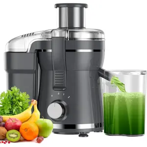 Powerful Juicer Machine 500W Wide Chute Centrifugal Juice Maker for Fruits & Vegetables 27000 RPM Compact Design Easy Clean Dishwasher Safe BPA-Free
