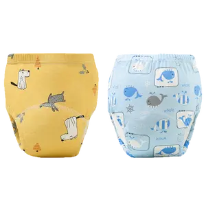 Toddler Potty Training Underwear - 100% Cotton, Soft, Absorbent, Leak-Proof, Character-Printed, Reusable, Washable, Natural, Travel-Friendly for Boys & Girls