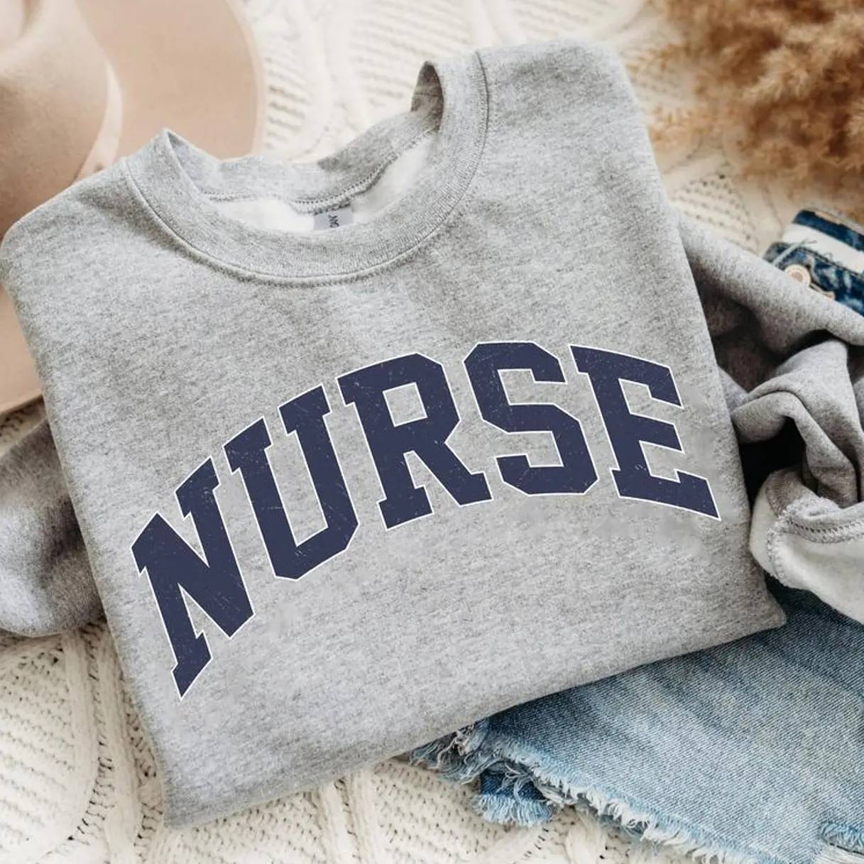 Nurse Hoodie/T-shirt/Sweatshirt, Vintage Retro Nurse Sweater, RN Sweatshirt, ER Nurse Sweatshirt, Nurse Crewneck, Gift For Her, Future Nurse Shirt, Nurse Gift Shirt