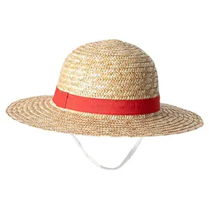 Anime Cosplay Straw Hat Prop Cap Role Play Stage Performance Accessories Adult Unisex Sunshade Hat