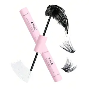 Waterproof Eyelash Glue 2-In-1, Strong Hold Home Use, Solid Form, Non-Toxic, Long-Lasting Adhesive, Perfect for Daily Makeup, DIY Eyelash Extensions