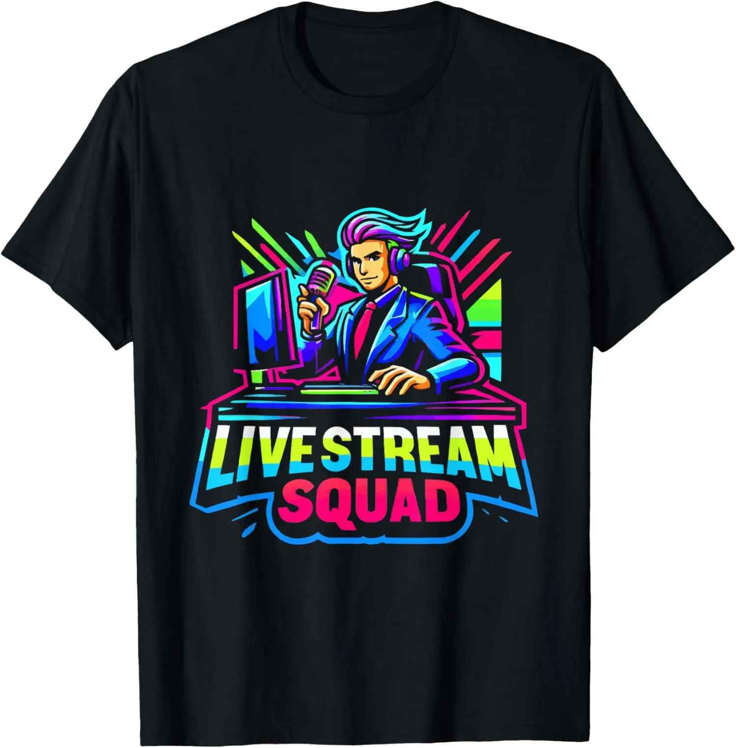 MATTus Live Streamer Live Video Broadcast Livestreaming T-Shirt