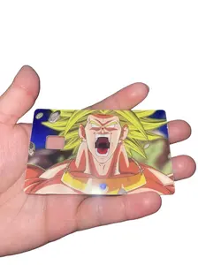 BROLY DRAGON BALL Z SKIN FOR DEBIT/CREDIT CARD SMALL CHIP