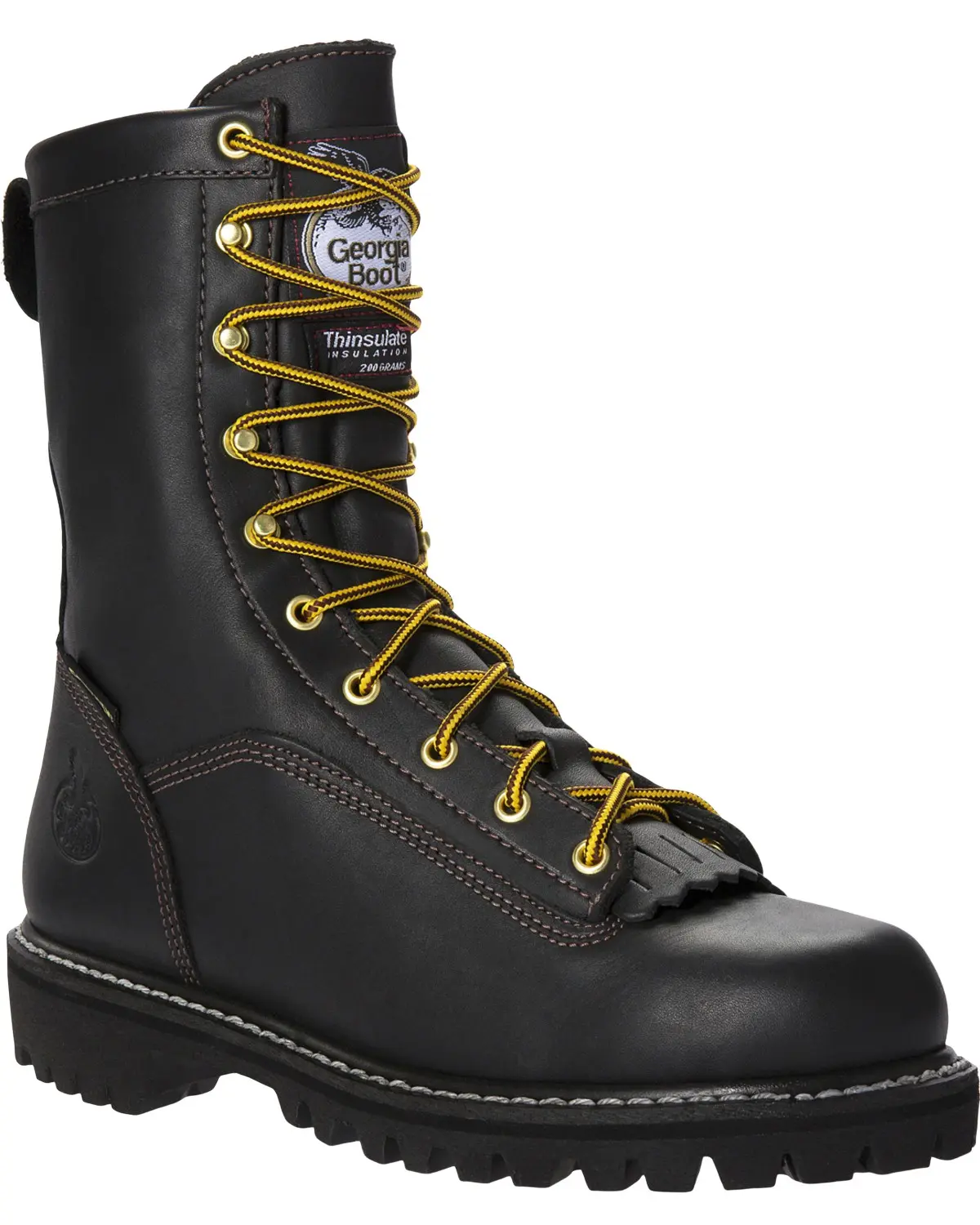 Georgia Boot Men's Men'S Insulated Low Heel Logger Work Soft Toe - G8040