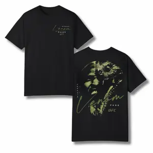 Michael “Venom” Page UFC 319 T-Shirt – Snake Graphic Tee Featuring Fighter Portrait and Venomous Design, Perfect for MMA and UFC Fans.