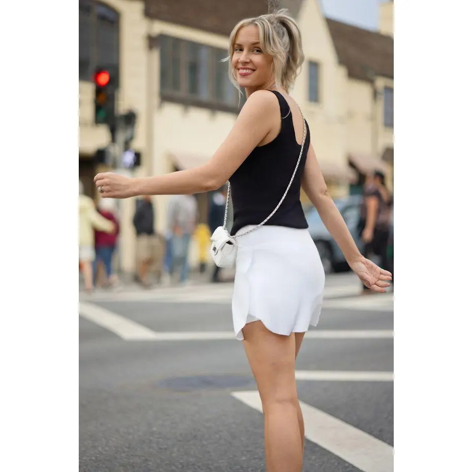LuLaRoe Maydene Scallop Edge Tank - Ribbed Knit Basic (Sizes XXS-L)