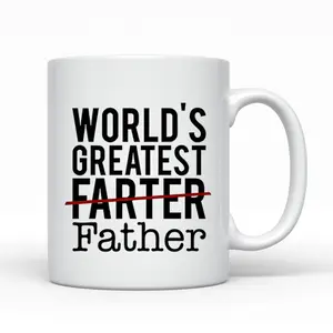 World's Greatest Farter Coffee Mug, Funny Father's Day Gift, World's Greatest Father Mug, Funny Dad Mug, Father Coffee Mug