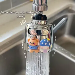 Leak-Proof Faucet Rotating Nozzle, Kitchen Sink Extender, Easy Installation, Modern Design, Standard Pipe Compatible, High-Quality Accessories