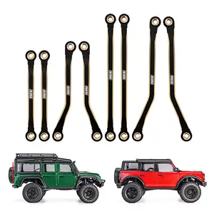 INJORA Black Brass High Clearance Links Set for 1/18 TRX4M Defender Bronco