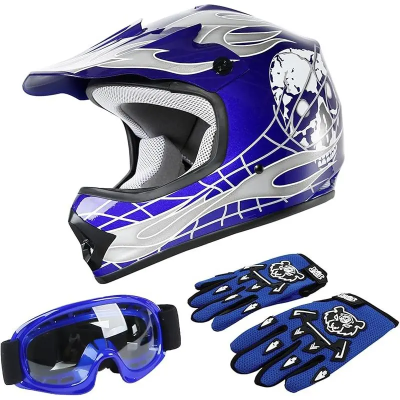 Youth Motorcycle Four Wheeler Riding Racing Helmets Motocross ATV Helmets Offroad Street Dirt Bike Go-Kart BMX MX Full Face Helmet Red Spider Samll SizeGift Youth Motorcycle Four Wheeler Riding Racing Helmets Motocross ATV Helmets Offroad Street Dirt Bike Go-Kart BMX MX Full Face Helmet Red Spider Samll SizeGift