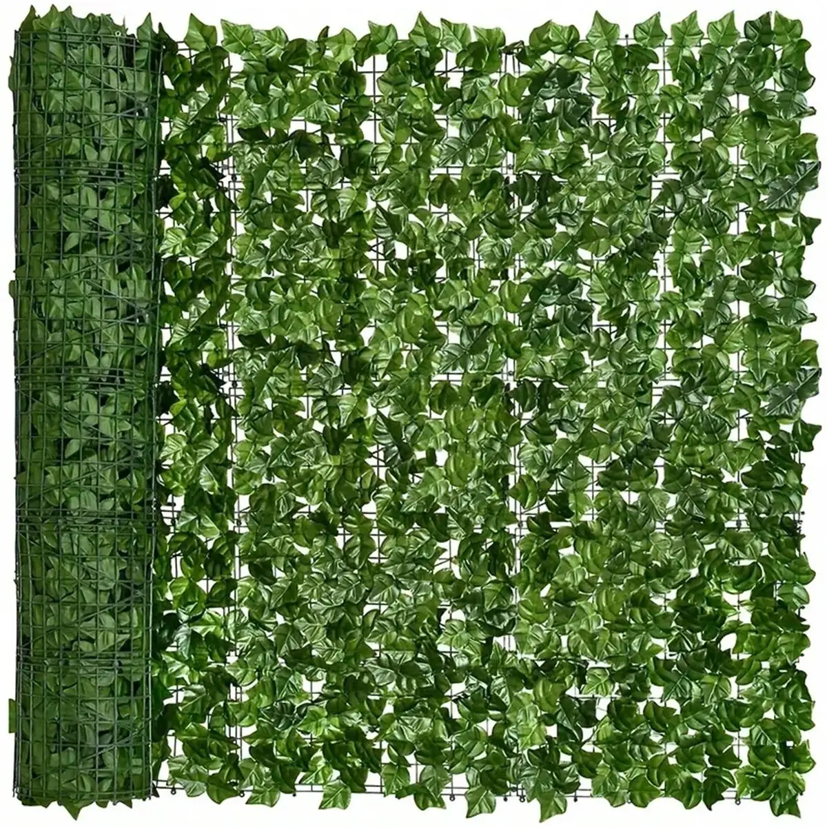 Artificial Ivy Privacy Fence, 1 Count Durable Fake Grass Wall Decor, Home Decor Faux Ivy Vine Leaf Design Decorative Plant for Outdoor Garden Decorati