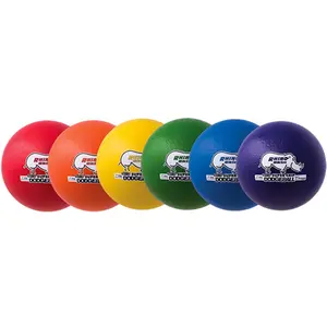212 MAIN 7 in. Tear-Proof Foam Core Ultramax Ball Set - Set of 6, Gym Class Intramural League Dodgeball, Adults' Sports & Outdoor Balance Training Equipment with Durability & Exceptional Grip