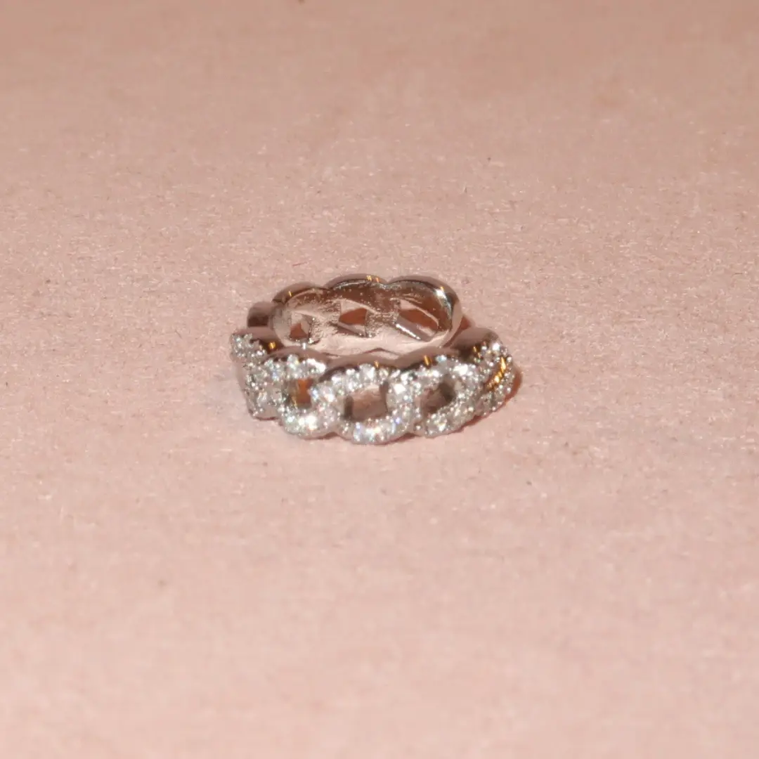 Pave Cuban Ear Cuff