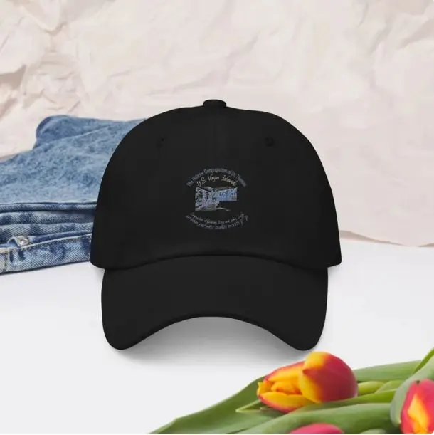 Hat with Hebrew Congregation of St. Thomas Logo, Hat, Dad hat, Hats,